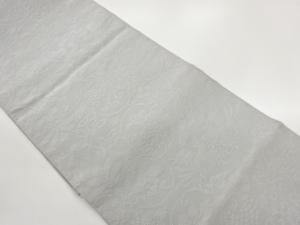 綴れ向かい鳥に花唐草模様織出し名古屋帯